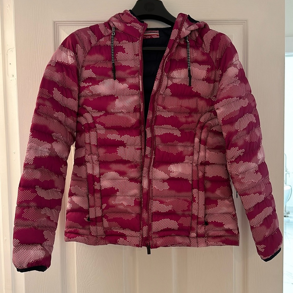 Fusalp Printed Quilted Shell Hooded down Jacket